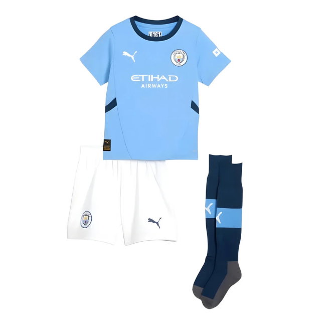 2024-2025 Man City Home Mini Kit (Nico 14)-SoccerKits Hub | Buy Soccer Jerseys Online